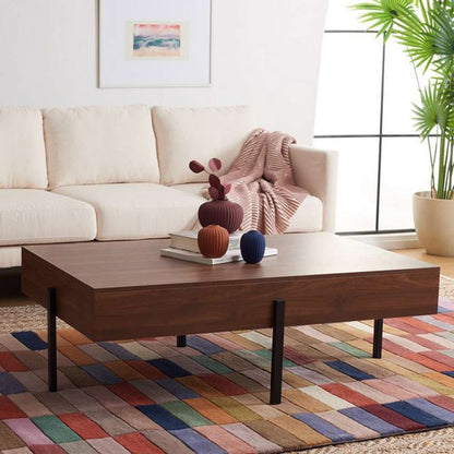 Safavieh - Jaxith Coffee Table - Walnut - Black - COF9304B veiw 2