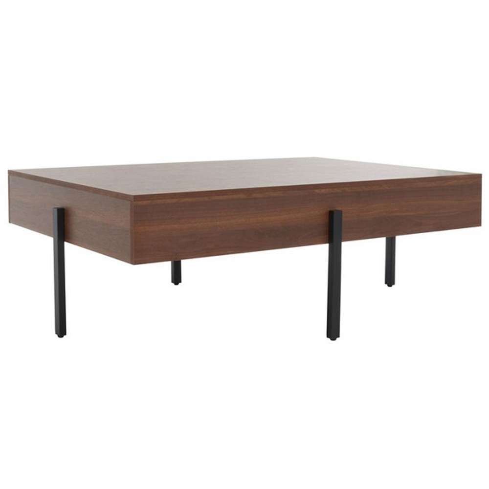Safavieh - Jaxith Coffee Table - Walnut - Black - COF9304B veiw 3