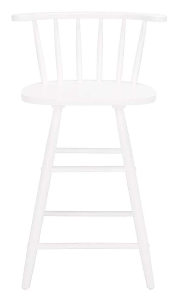 Safavieh - Jay Wood Counter Stool - White - BST1403C veiw 1