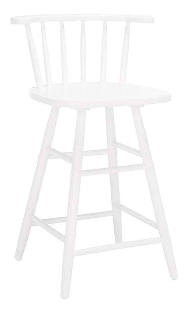 Safavieh - Jay Wood Counter Stool - White - BST1403C veiw 2