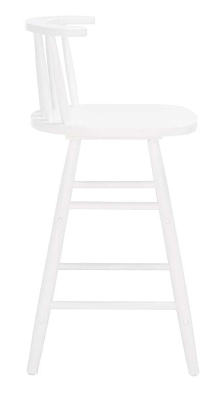 Safavieh - Jay Wood Counter Stool - White - BST1403C veiw 3