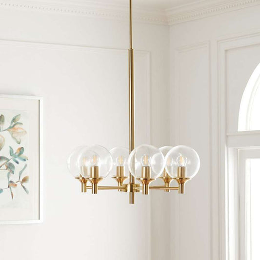 Safavieh - Jayde 6Lt 28in Chandelier - Gold - CHA7005A veiw 1