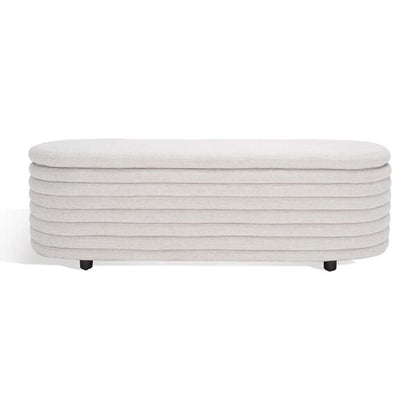 Safavieh - Couture - Jaymie Storage Bench - Taupe - Black - SFV5040A veiw 2