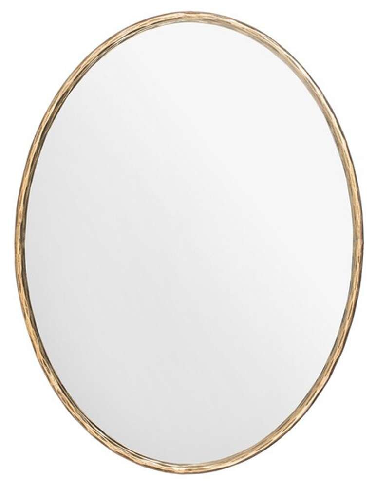 Safavieh - Couture - Jebediah Oval Metal Mirror - Brass - SFV9510A veiw 1