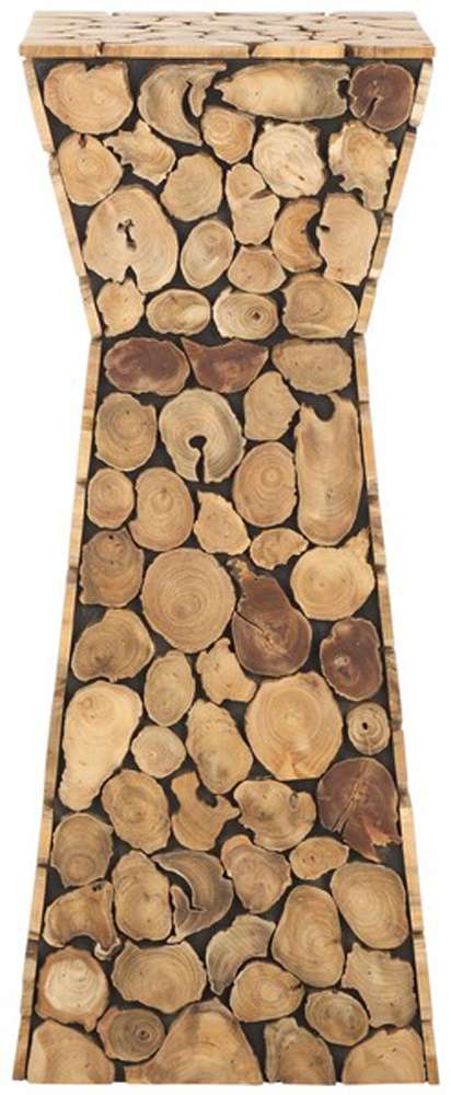 Safavieh - Jefferson Stand - Medium Oak - Black - FOX1005A veiw 1