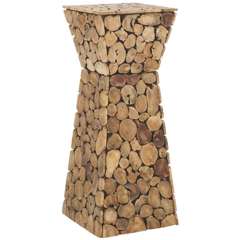 Safavieh - Jefferson Stand - Medium Oak - Black - FOX1005A veiw 3