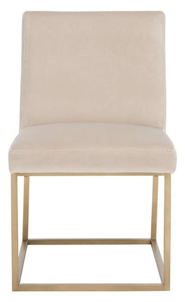 Safavieh - Couture - Jenette Dining Chair - Taupe - Gold - KNT7042G veiw 1