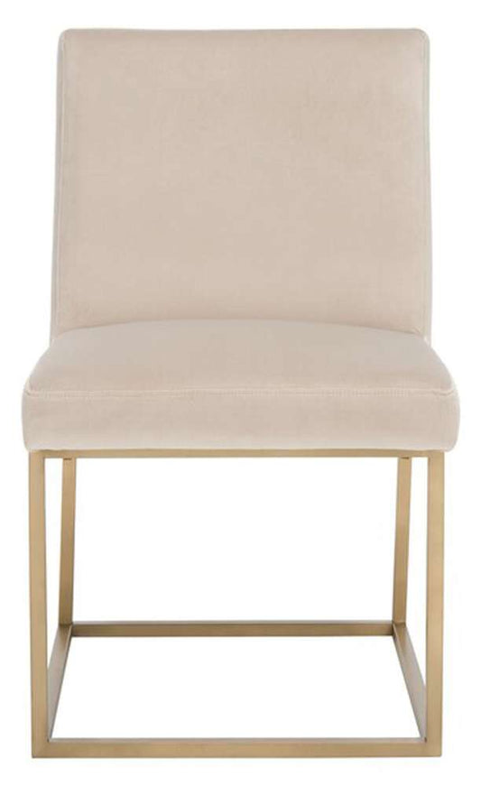 Safavieh - Couture - Jenette Dining Chair - Taupe - Gold - KNT7042G veiw 1