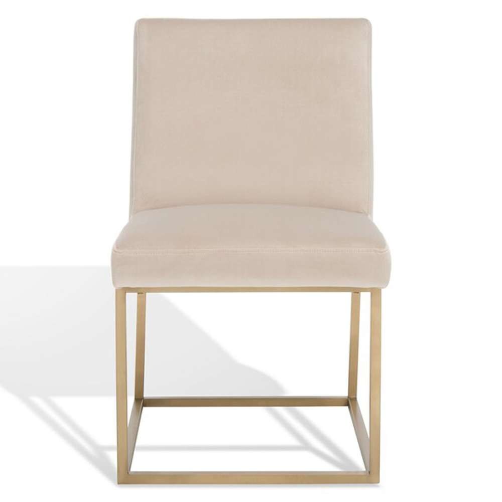 Safavieh - Couture - Jenette Dining Chair - Taupe - Gold - KNT7042G veiw 2