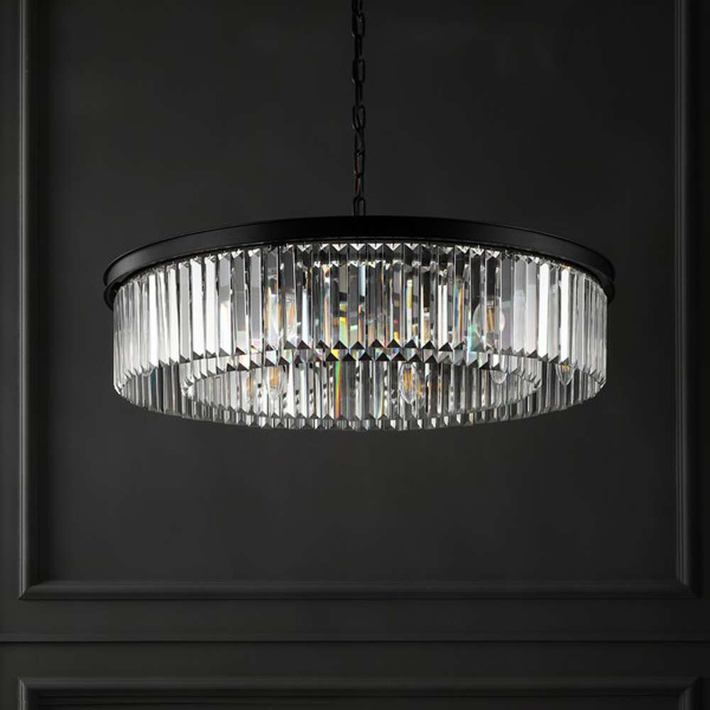 Safavieh - Couture - Jennaya Crystal Chandelier - Black - CTL1002A veiw 1