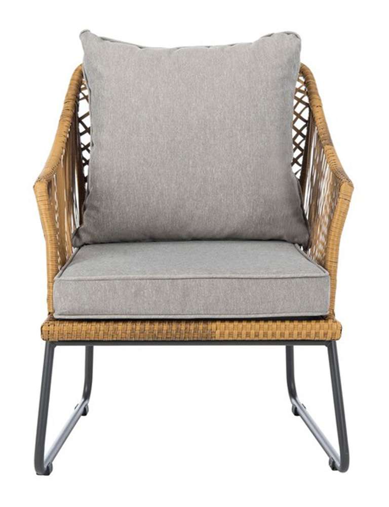 Safavieh - Jensen 3Pc Lounge Set - Natural - Grey - PAT9008A veiw 1