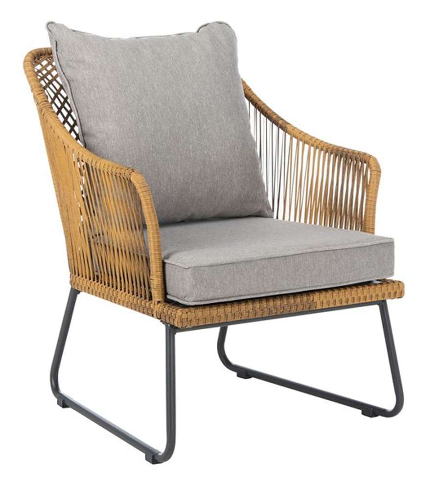 Safavieh - Jensen 3Pc Lounge Set - Natural - Grey - PAT9008A veiw 3