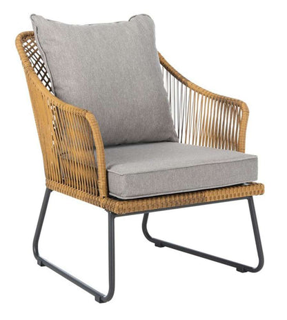 Safavieh - Jensen 3Pc Lounge Set - Natural - Grey - PAT9008A veiw 3