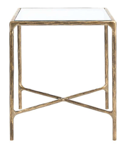 Safavieh - Couture - Jessa Metal Square End Table - Brass - SFV9503A veiw 1