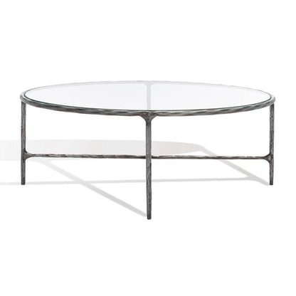 Safavieh - Couture - Jessa Oval Metal Coffee Table - Silver - SFV9521B veiw 2
