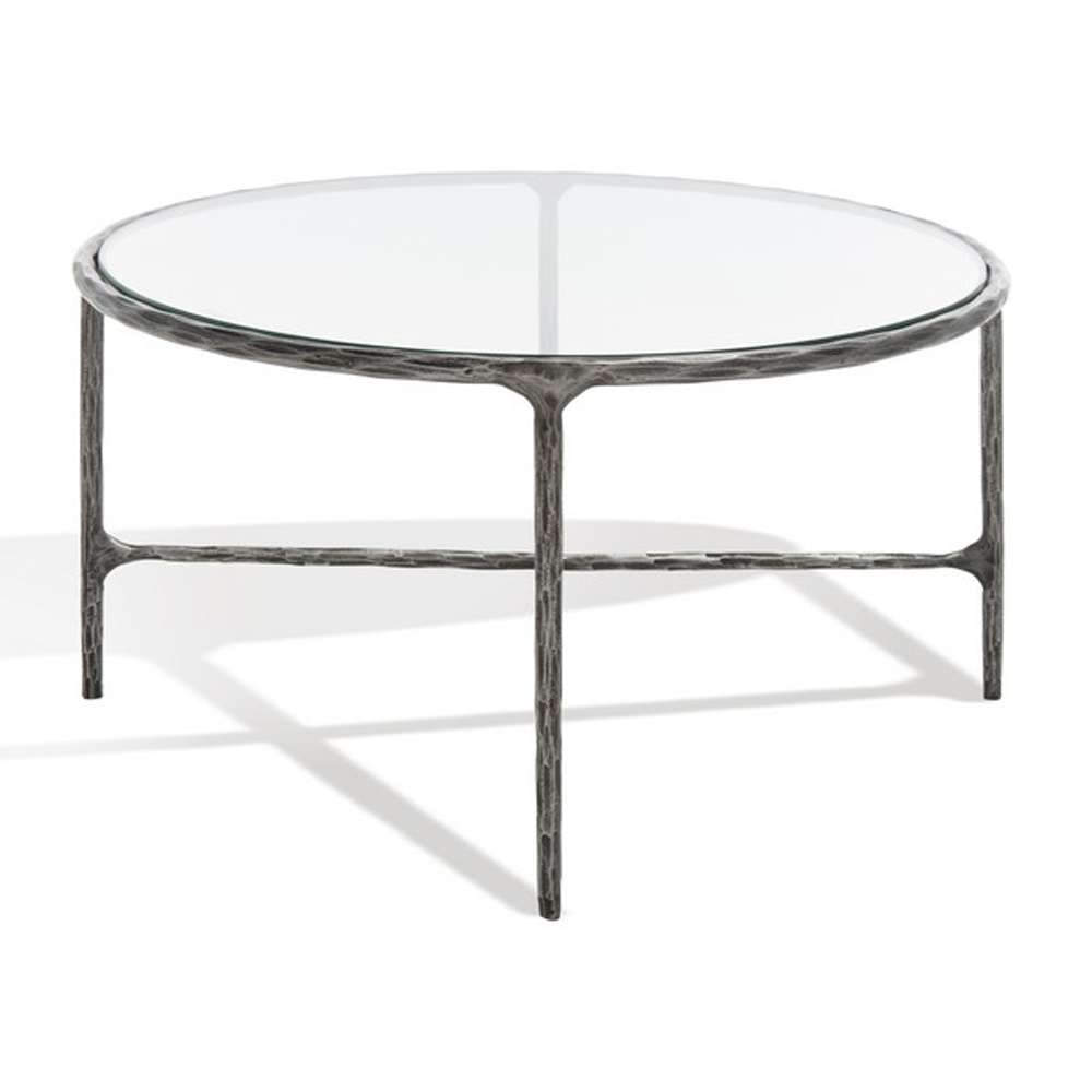 Safavieh - Couture - Jessa Oval Metal Coffee Table - Silver - SFV9521B veiw 4