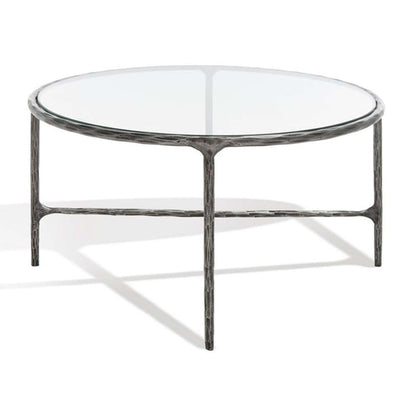 Safavieh - Couture - Jessa Oval Metal Coffee Table - Silver - SFV9521B veiw 4