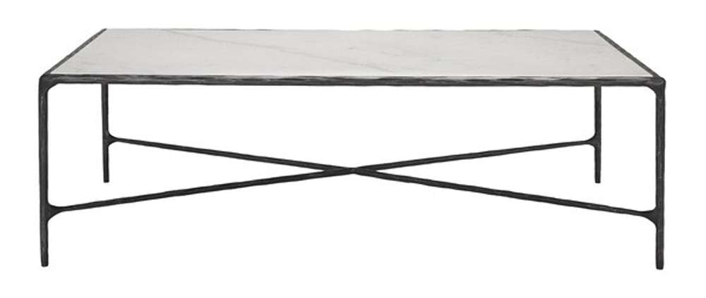 Safavieh - Couture - Jessa Rectangle Coffee Table - Black - White - SFV9500D veiw 1