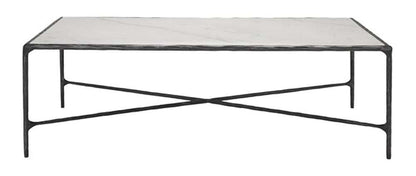 Safavieh - Couture - Jessa Rectangle Coffee Table - Black - White - SFV9500D veiw 1