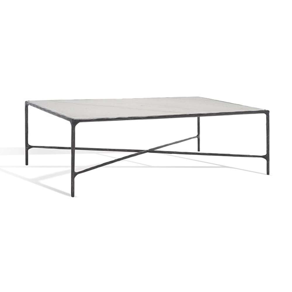 Safavieh - Couture - Jessa Rectangle Coffee Table - Black - White - SFV9500D veiw 4