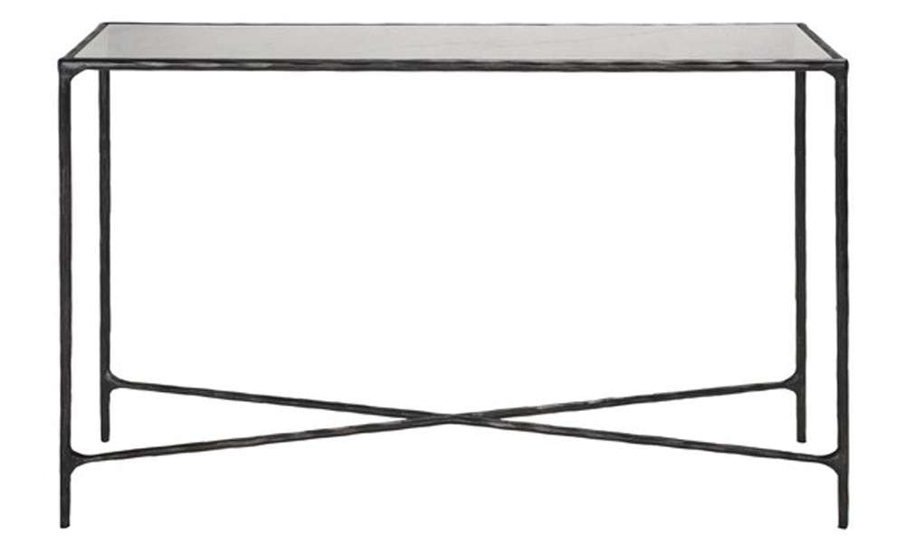 Safavieh - Couture - Jessa Rectangle Console Table - Black - White - SFV9502D veiw 1