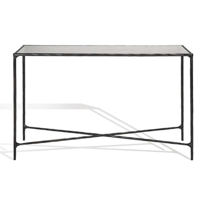 Safavieh - Couture - Jessa Rectangle Console Table - Black - White - SFV9502D veiw 2