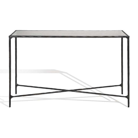 Safavieh - Couture - Jessa Rectangle Console Table - Black - White - SFV9502D veiw 2