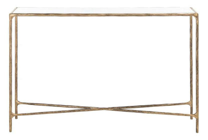 Safavieh - Couture - Jessa Rectangle Console Table - White - Brass - SFV9502C veiw 1