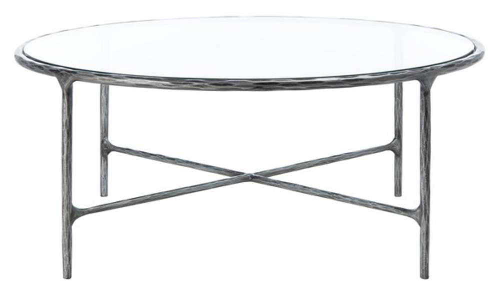Safavieh - Couture - Jessa Round Metal Coffee Table - Silver - SFV9501B veiw 1