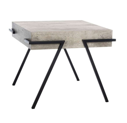 Safavieh - Jett Accent Table - Light Grey - Black - ACC4201A veiw 3