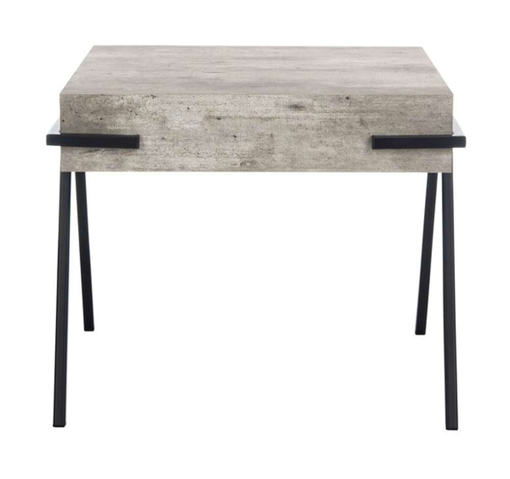 Safavieh - Jett Accent Table - Light Grey - Black - ACC4201A veiw 4