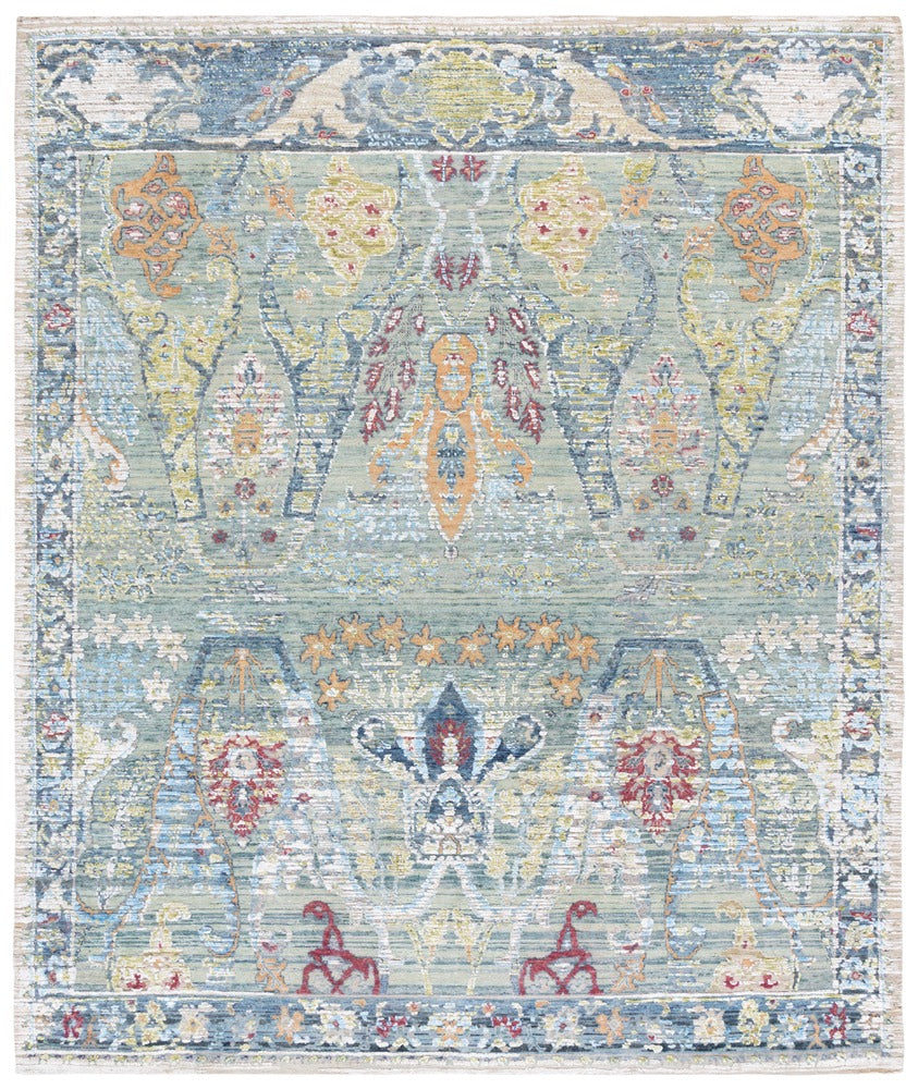Safavieh - Jewel Of India 201L Blue Beige - 9" X 12" - JWL201L-9 view 1