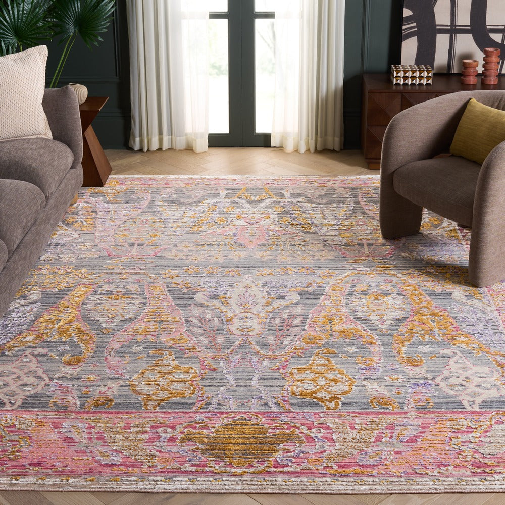 Safavieh - Jewel Of India 201U Grey Pink - 8" X 10" - JWL201U-8 view 2