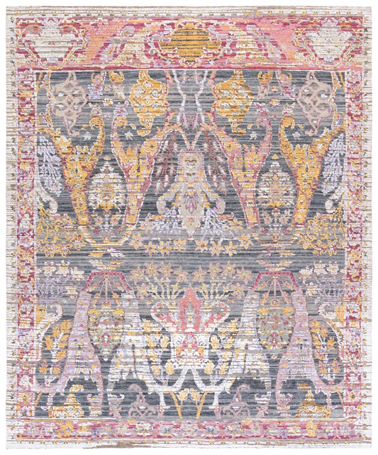 Safavieh - Jewel Of India 201U Grey Pink - 9" X 12" - JWL201U-9 view 1