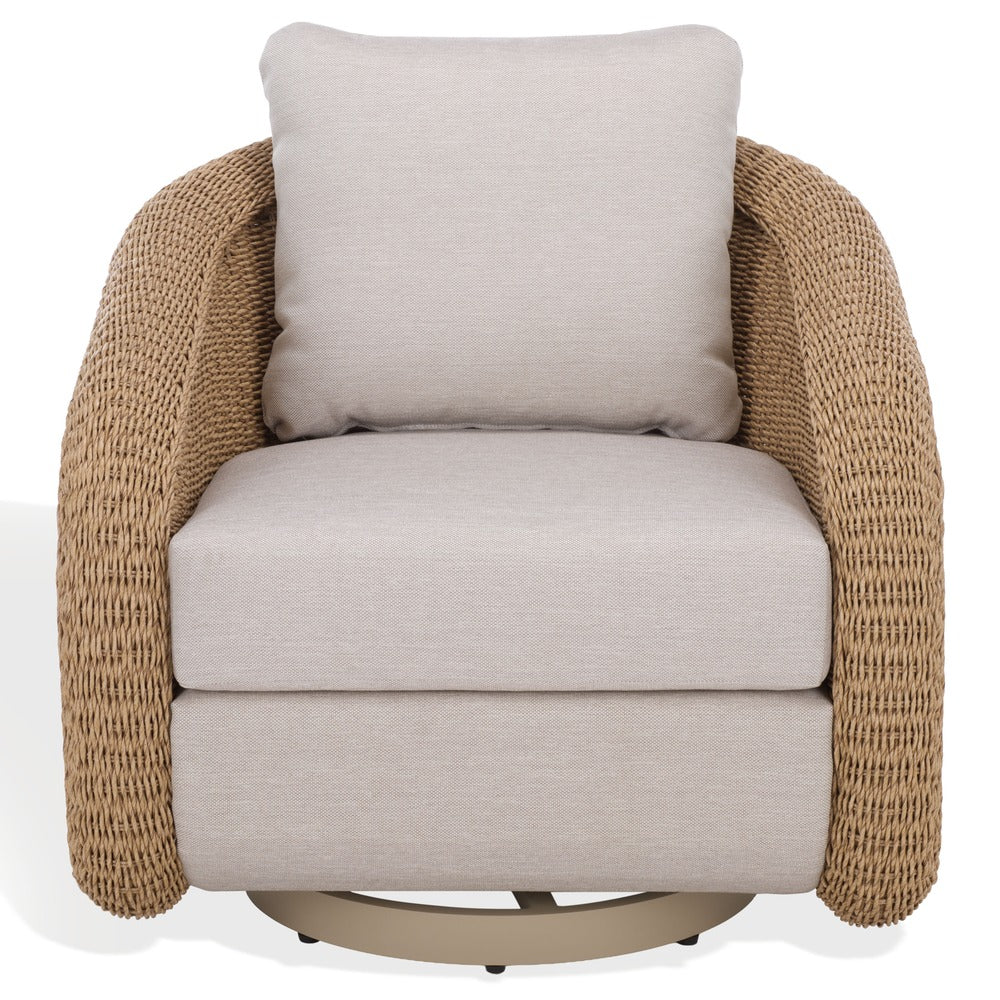 Safavieh - Jilina Swival Wicker Patio Chair / Natural / Beige - CPT4013A view 1