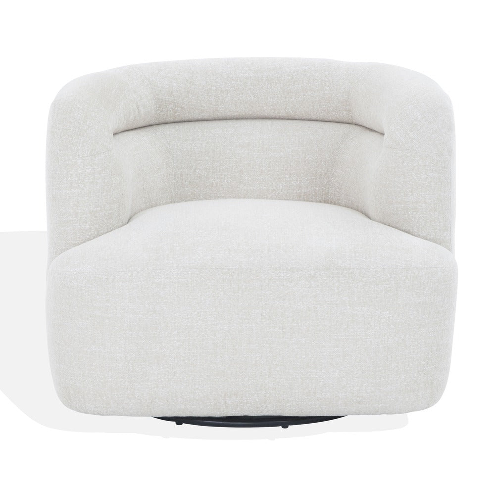 Safavieh - Joangela Barrel Back Swivel Chair / Taupe - SFV4887A view 1