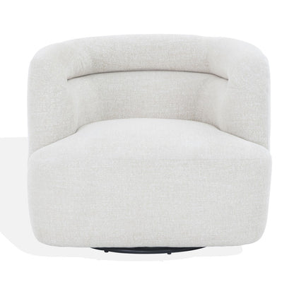 Safavieh - Joangela Barrel Back Swivel Chair / Taupe - SFV4887A view 1