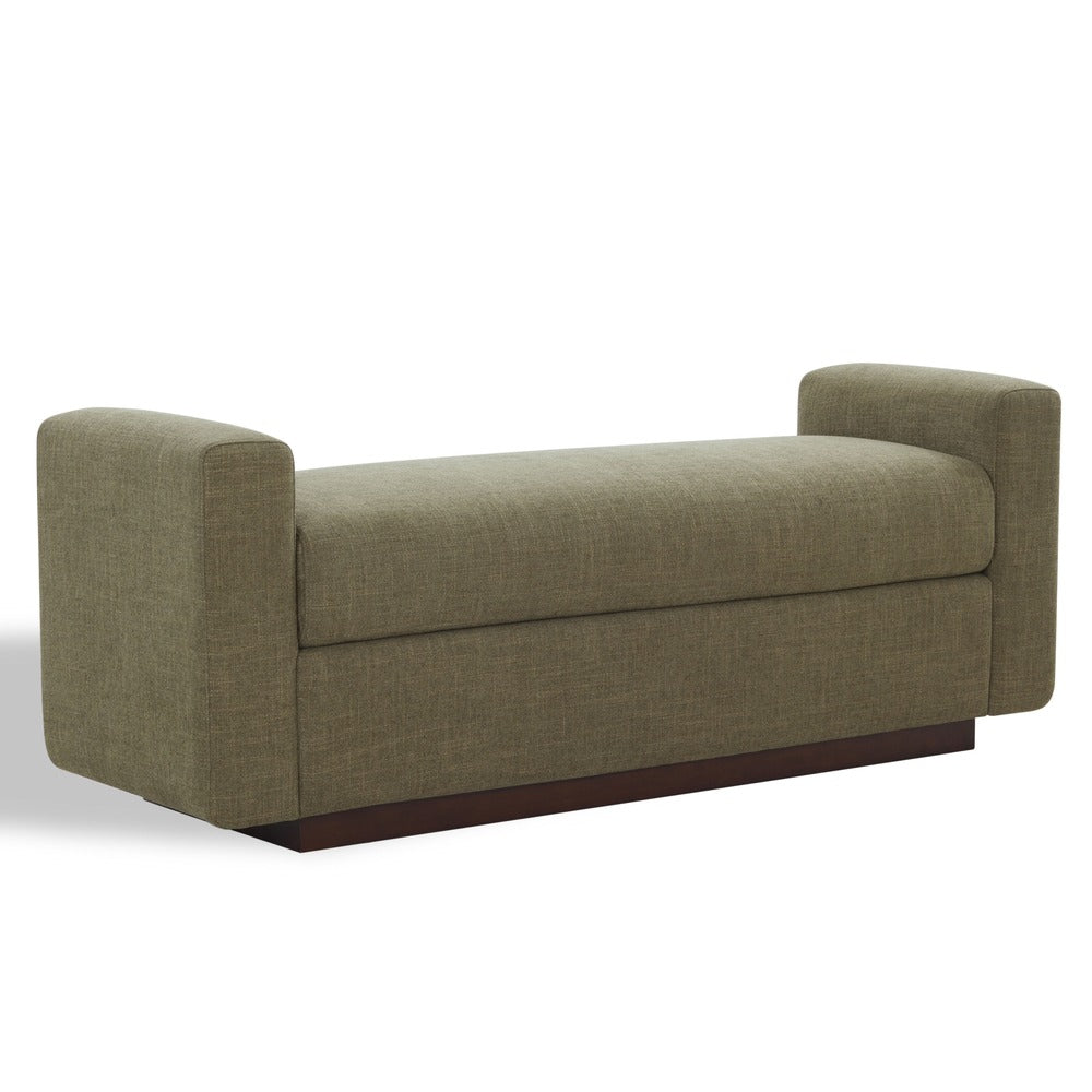 Safavieh - Joanndria Upholstered Bench / Olive Green - SFV5154C view 3