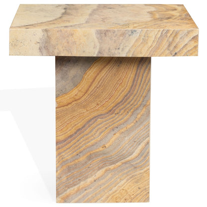 Safavieh - Jocelina Square Marble Accent Table / Brown - SFV9769A-2BX view 1