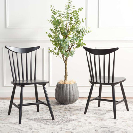 Safavieh - Jodan Dining Chair - Black  (Set of 2) - DCH1404A-SET2 veiw 1
