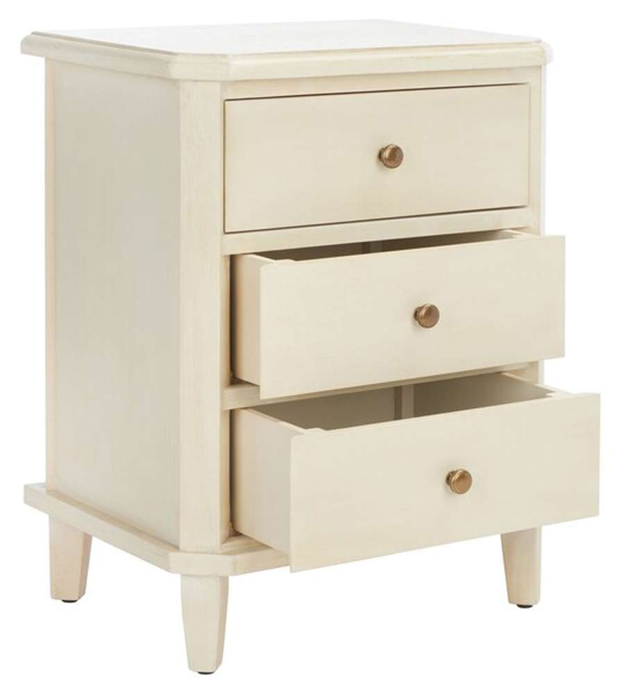 Safavieh - Joe Night Stand W/Storage Drws - Barley - AMH6629D view 3