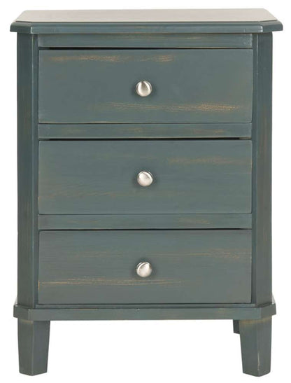 Safavieh - Joe Night Stand W/Storage Drws - Dark Teal - AMH6629B veiw 1