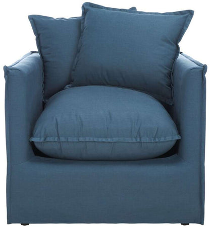 Safavieh - Joey Arm Chair - Blue - MCR4651A veiw 1