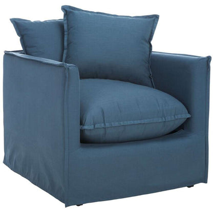 Safavieh - Joey Arm Chair - Blue - MCR4651A veiw 3