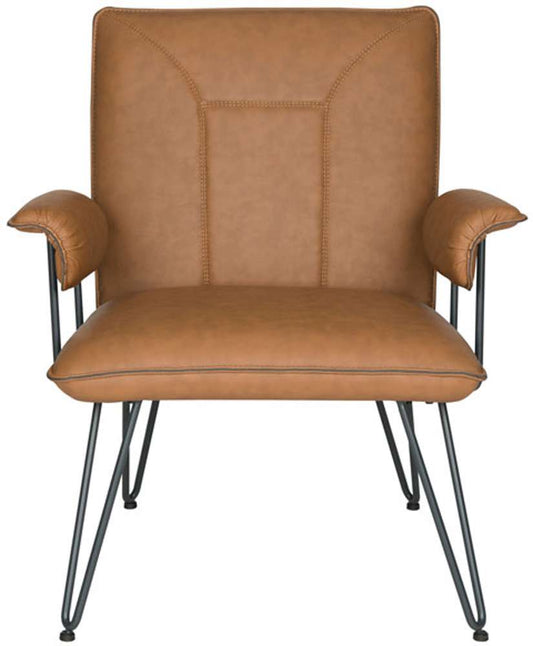 Safavieh - Johannes Arm Chair - Camel - FOX1700C veiw 1