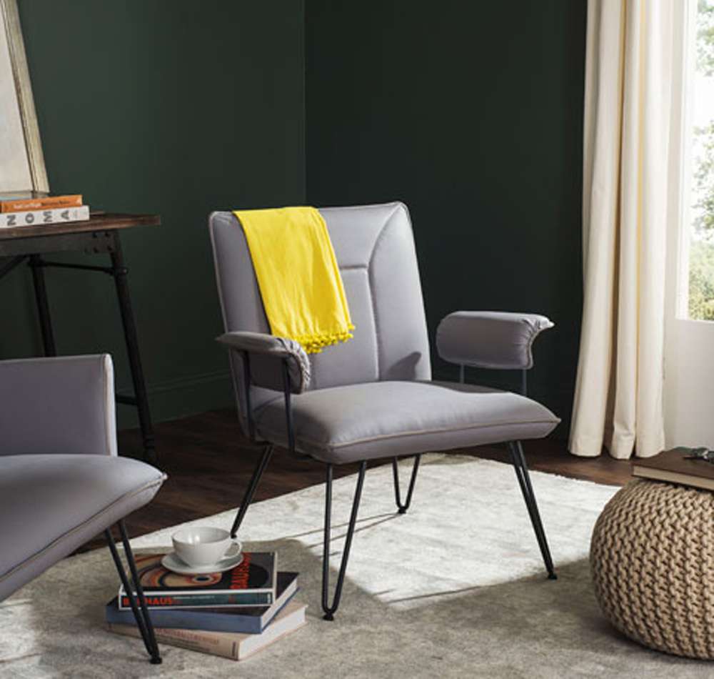 Safavieh - Johannes Arm Chair - Grey - FOX1700B veiw 2