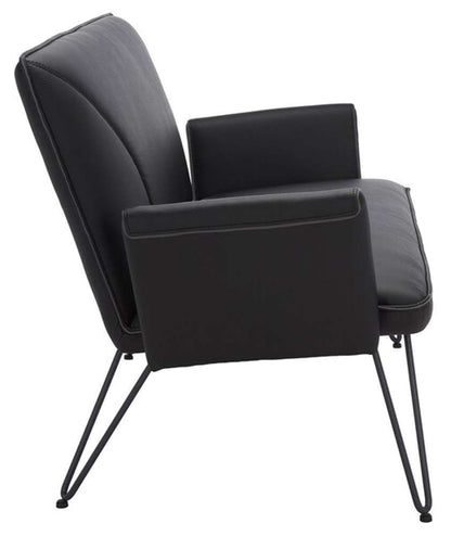 Safavieh - Johannes Settee - Black - FOX1701D veiw 4