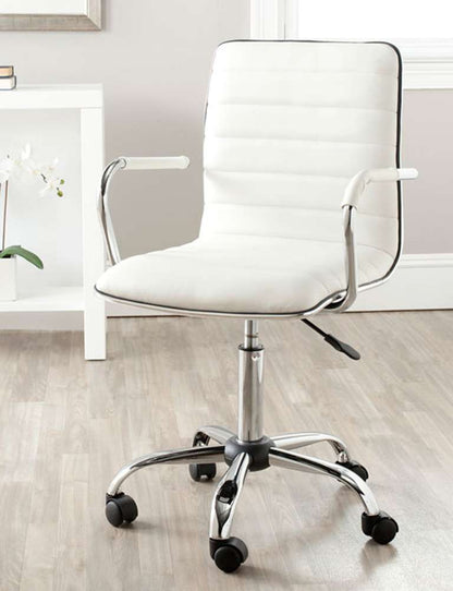 Safavieh - Jonika Desk Chair - White - FOX7520A veiw 2