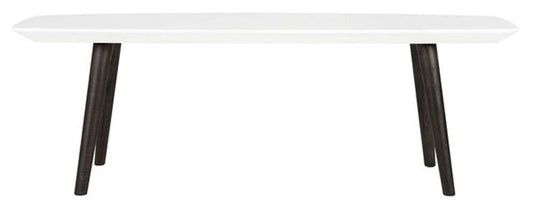 Safavieh - Josiah Coffee Table - White - Dark Brown - FOX4216A veiw 1