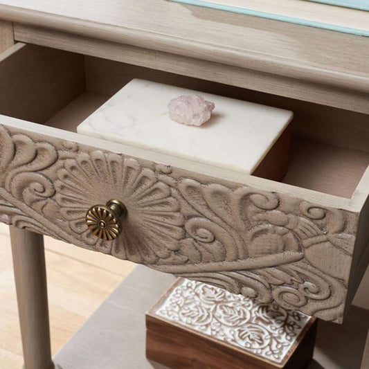 Safavieh - Josie 1 Drawer Accent Table - Greige - ACC5706B veiw 2